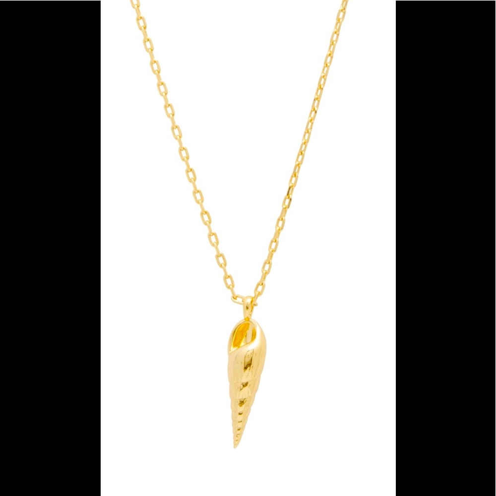 Gorjana Cove Shell Pendant Necklace